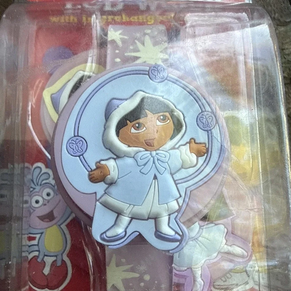 Vintage Dora The Explorer LCD Watch Interchangeable Caps